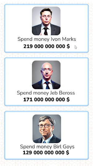 Spend Money Simulator Screenshot 2