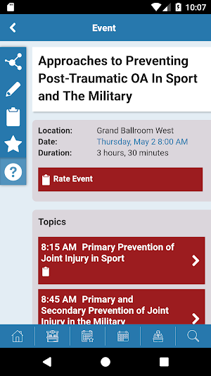OARSI World Congress Screenshot 2