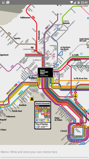 PALMA DE MALLORCA BUS TRAIN MAP パルマ・デ・マヨルカ 帕爾馬 Screenshot 2
