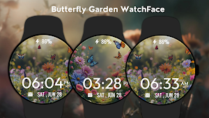 Butterfly Garden WatchFace Screenshot 3