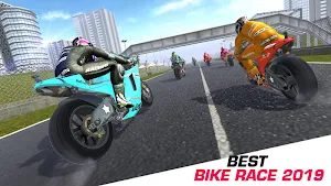 Bike Race - Extreme City Racing Screenshot 0