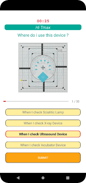 Medical Device Quiz Screenshot 1