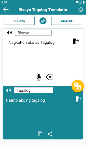 Bisaya Tagalog Translator Screenshot 0