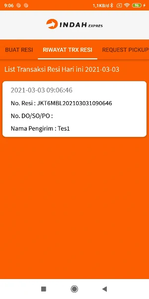 App Kurir Indah Expres Screenshot 2