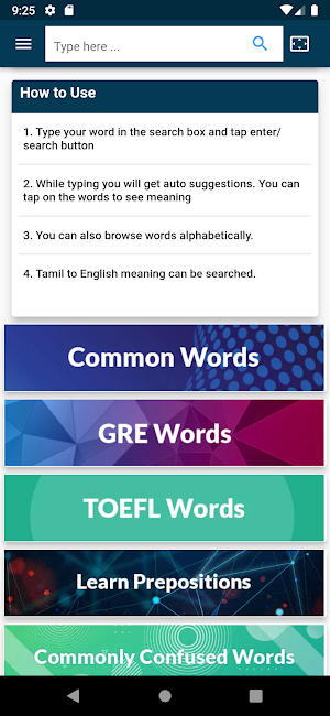 English : Maltese Dictionary Screenshot 1