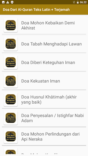 Doa Dari Quran Teks + Terjemah Screenshot 0