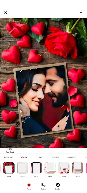 Love photo frame Screenshot 2