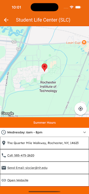 RIT RecWell Screenshot 2