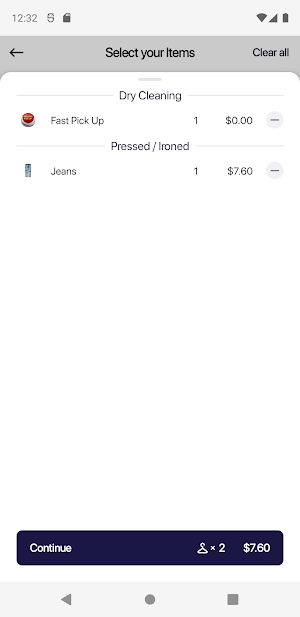 Pinstripe Dry Cleaning Screenshot 3
