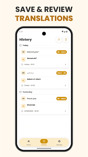 Masri Lingo Translator Screenshot 3