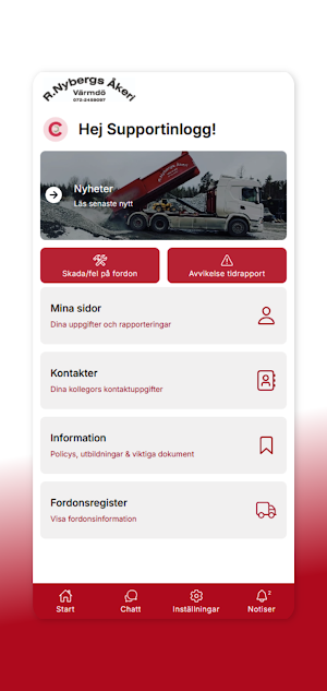 R. Nybergs Åkeri Screenshot 0