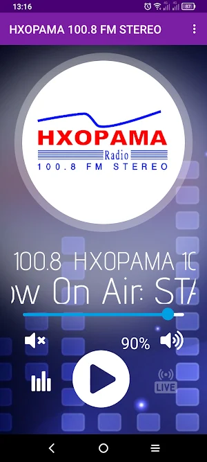 ΗΧΟΡΑΜΑ 100.8 Screenshot 2