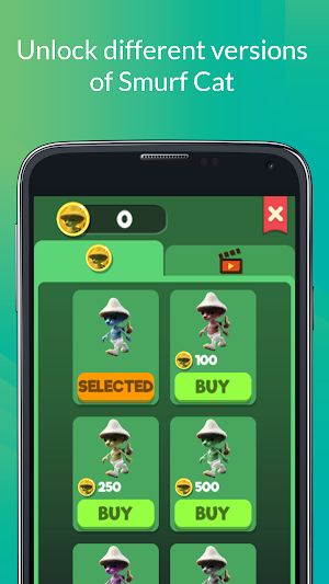 Smurf Cat Awesome Fly Game Screenshot 2