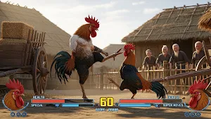 Rooster Fighting Angry Chick Screenshot 3