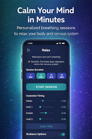 Breath Calm: Focus Relax Sleep Screenshot 2