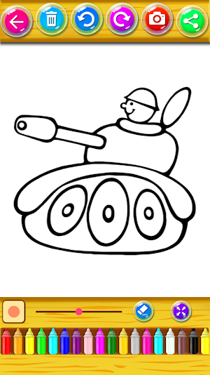 Tank Coloring Pages Screenshot 1