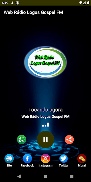 Web Rádio Logus Gospel FM Screenshot 1