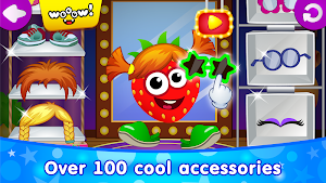 Funny Food DRESS UP games for toddlers and kids!😎 Screenshot 1