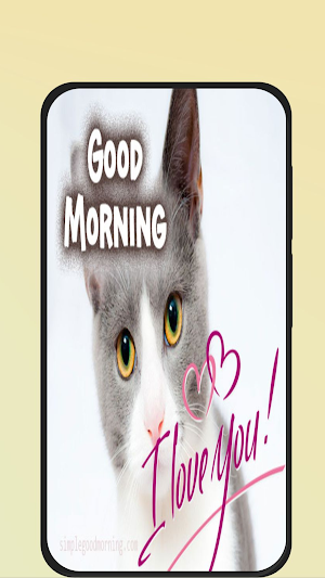 cat good morning Screenshot 3