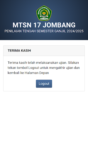 Exam CBT - MTsN 17 Jombang Screenshot 2