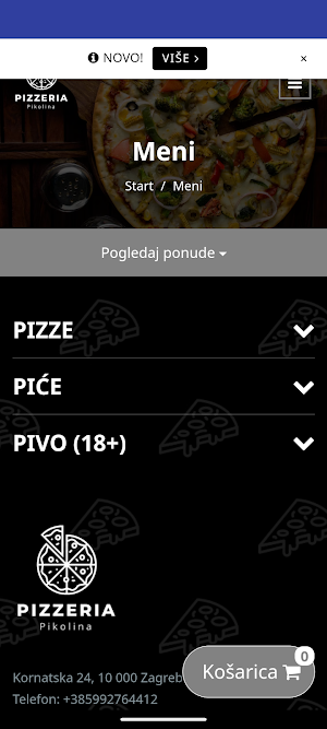 Pizzeria Pikolina Screenshot 2