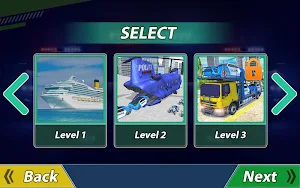 Police Truck Transporter- Car Transport Plane Game Screenshot 3