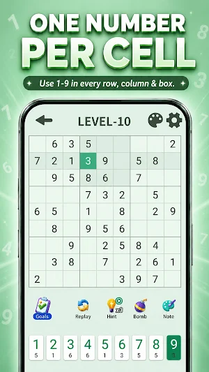Sudoku Ease: Number Match Game Screenshot 1