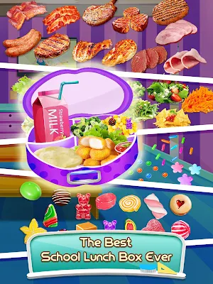 School Lunch Food - The Best School Lunch Box Screenshot 2
