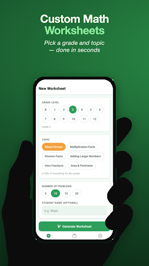 MathSprout: Math Worksheets Screenshot 0