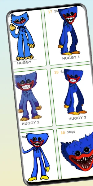 How to draw Huggy Screenshot 1