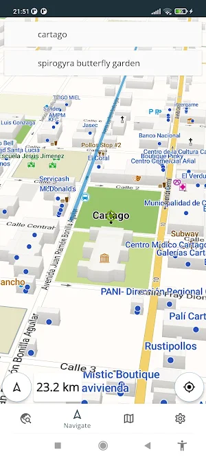 Costa Rica Offline Map Screenshot 1