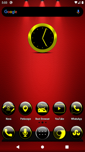 Yellow Glass Orb Icon Pack Screenshot 0