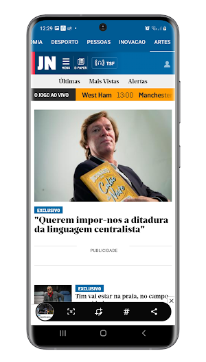Jornal de Notícias Screenshot 0