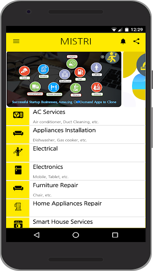 Mistri - on call Kishangarh Services Screenshot 1