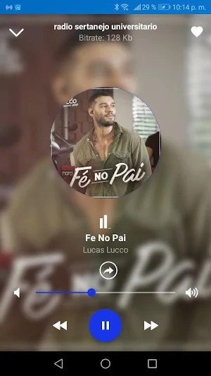 radio sertanejo universitario Screenshot 1