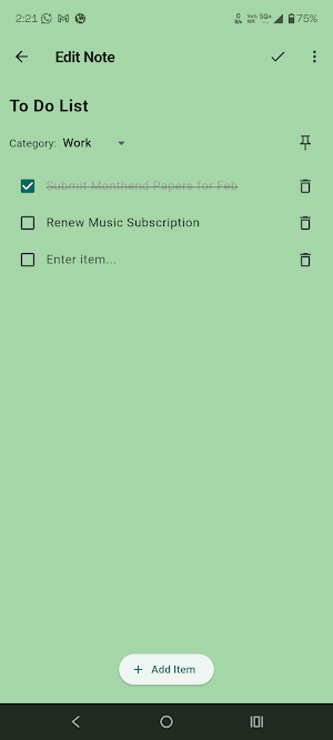 NoteLiha: Private Cloud Notes Screenshot 2