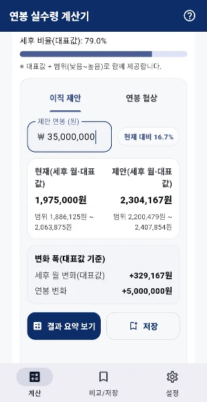 Net Salary Compare – Offer Screenshot 2