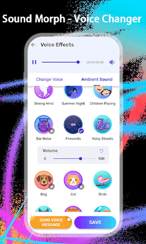 Sound Morph - Voice Changer Screenshot 1