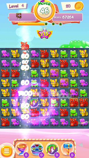 Jelly Pets: Amazing Match 3 Screenshot 1