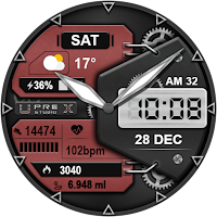 Hybrid LONUC URX132 Watch face