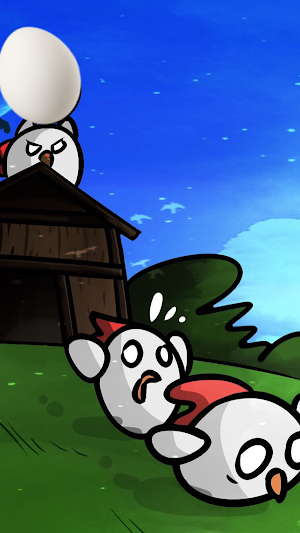 Hungry Chicks - Battle Farm Screenshot 0