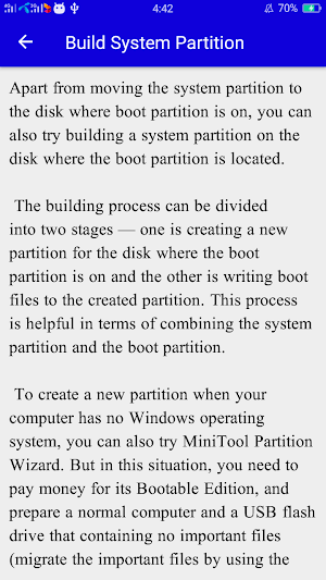 Boot Partition Solution Guide Screenshot 2
