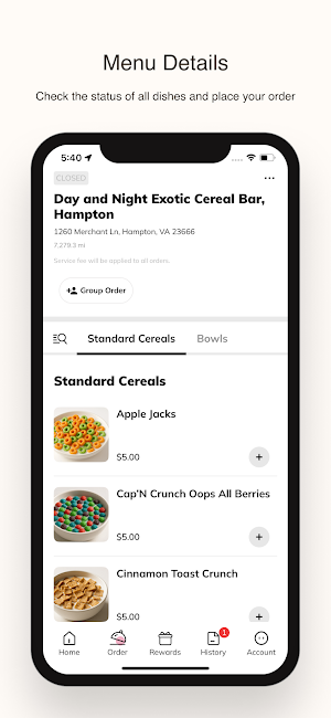 Day Night Cereal Bar Hampton Screenshot 1