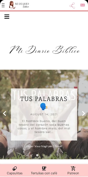 Mi diario Bíblico Screenshot 2