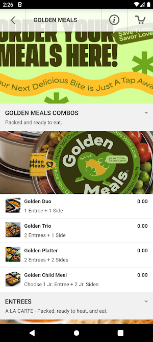 Golden Meals Screenshot 1