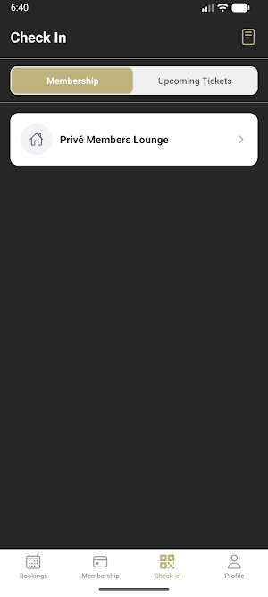 Privé Lounge Screenshot 2