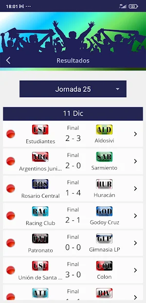 Info Liga Argentina Screenshot 3