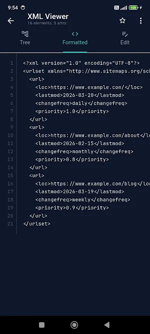 XML Viewer & Editor Screenshot 2