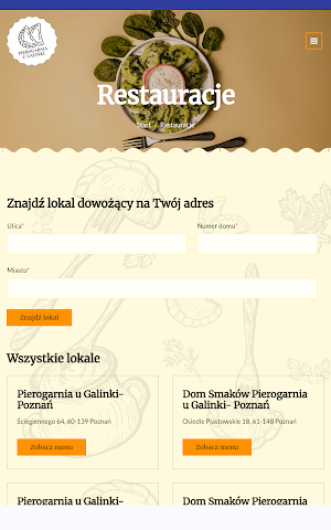 Pierogarnia u Galinki Screenshot 2