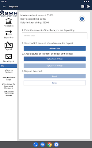 SMH Federal Credit Union Screenshot 2